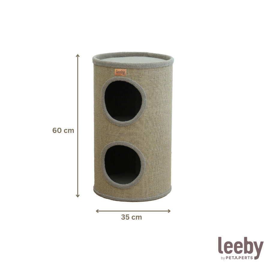 Leeby BonBon barril arranhador com cama nido para gatos, , large Imagem n&uacute;mero 4