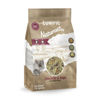 Cunipic Naturaliss feno para chinchilas e degus