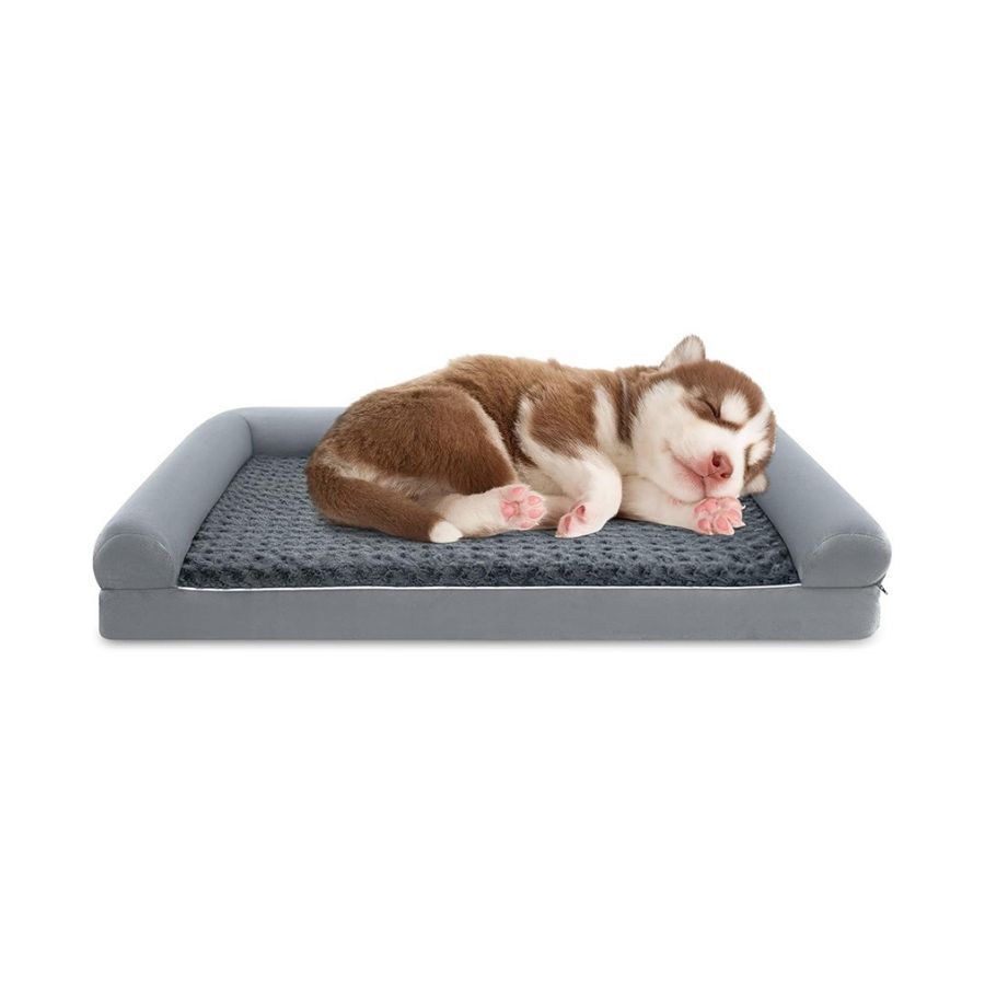 COSTWAY Cama Ortop&eacute;dica Gris para perros, , large Imagem n&uacute;mero 1