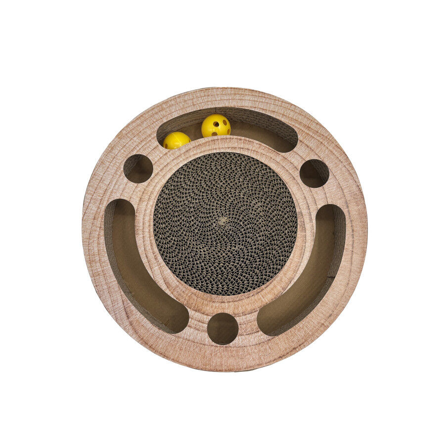 Leeby Pelusa arranhador com brinquedo para gatos, , large Imagem n&uacute;mero 1