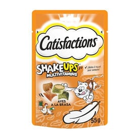 Catisfactions Snacks Shake Ups Frango na Brasa para gatos