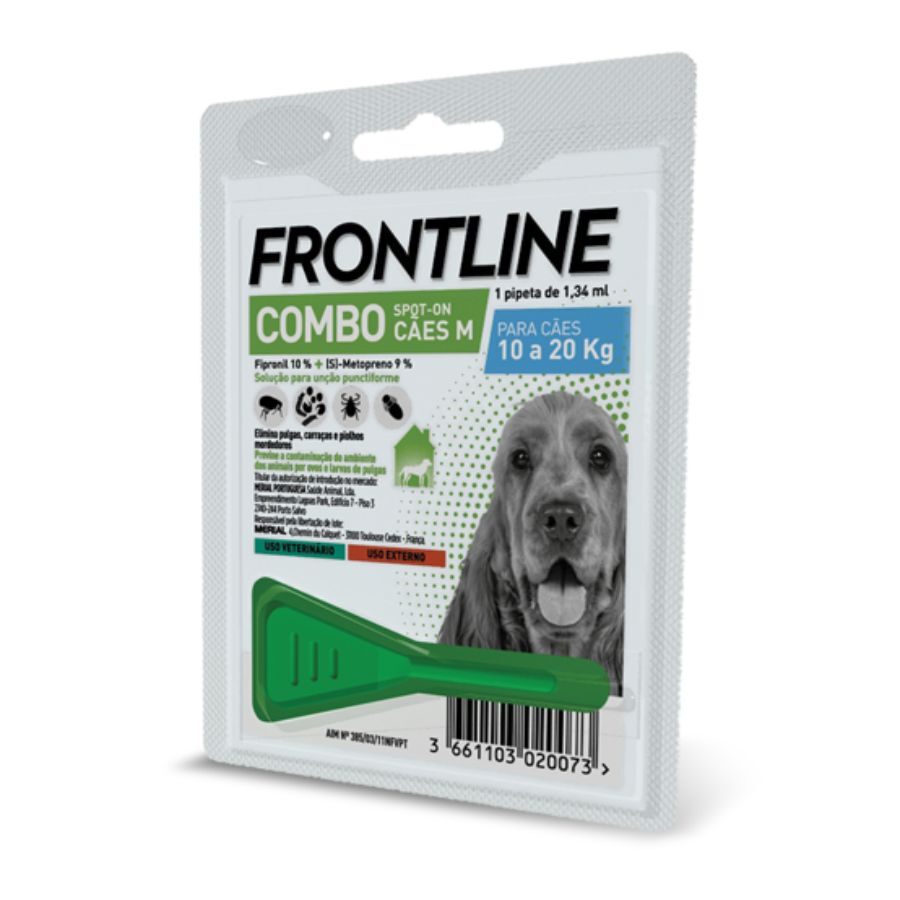 Frontline Combo Pipetas Antiparasit&aacute;rias para c&atilde;es m&eacute;dios, , large Imagem n&uacute;mero 1