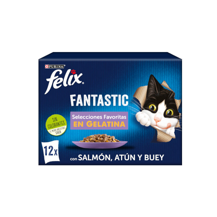 12 saquetas x 85 g Felix Fantastic Sele&ccedil;&otilde;es Favoritas saquetas em geleia, , large Imagem n&uacute;mero 1
