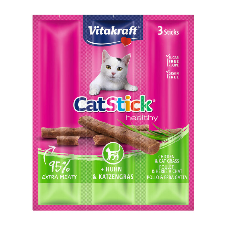 Vitakraft Cat Stick Healthy Frango e Catnip, , large image number null