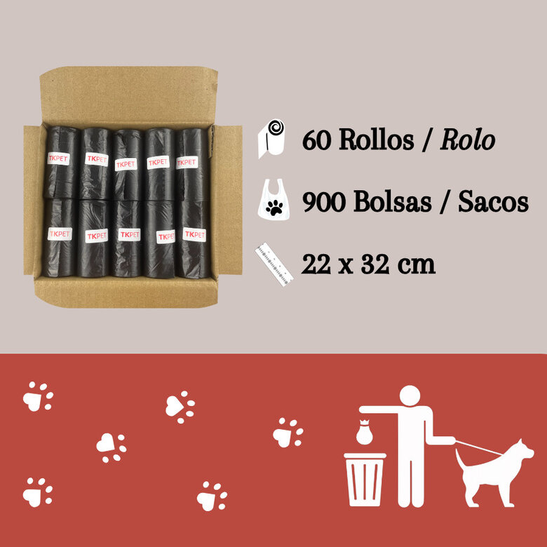 TK Pet Sacos higiénicos Basic para cães,  Imagem número 3 TK Pet Sacos higiénicos Basic para cães, , large Imagem número 3