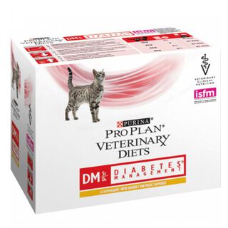 Pro Plan Veterinary Diets DM saquetas para gatos 