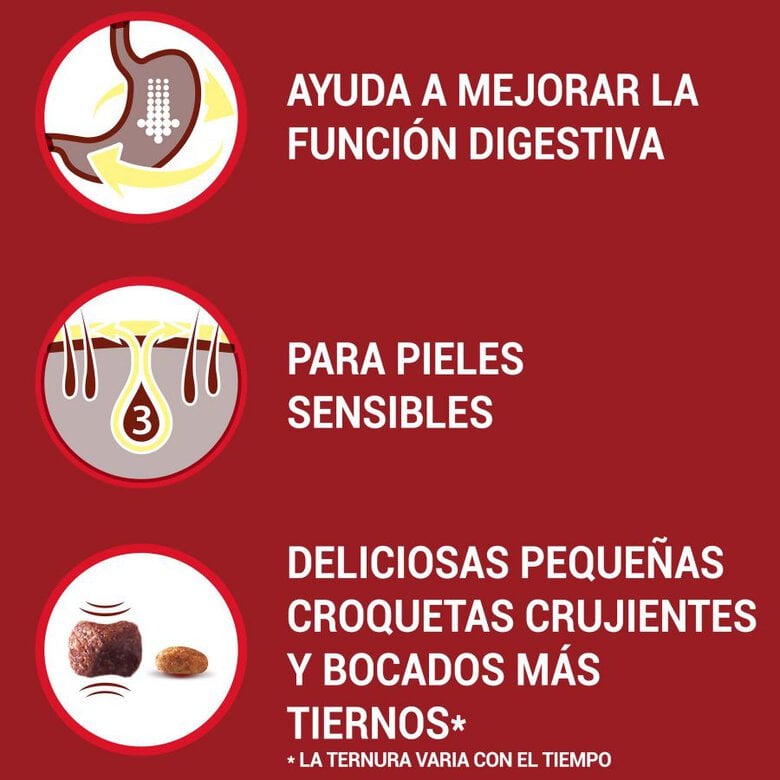 1.5 kg Purina One Adult Mini Bifensis Sensitive Salmão e Arroz ração para cães,  Imagem número 4 1.5 kg Purina One Adult Mini Bifensis Sensitive Salmão e Arroz ração para cães, , large Imagem número 4