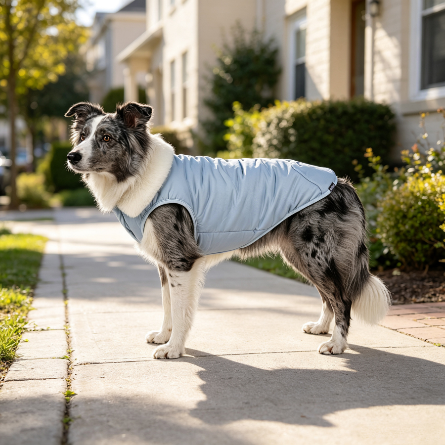 Gotoo Casaco Azul-Claro para c&atilde;es, , large Imagem n&uacute;mero 1