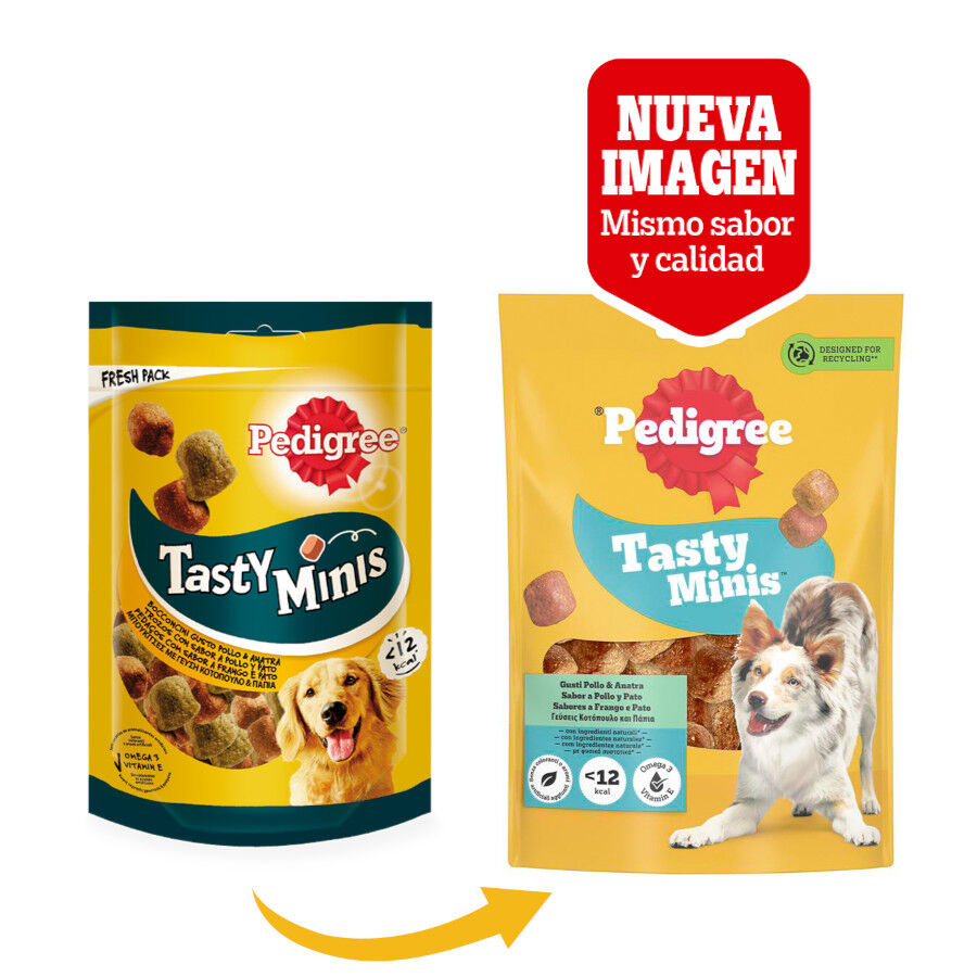 130 g Pedigree Tasty Mini Snacks Sabor Frango e Pato para C&atilde;es, , large Imagem n&uacute;mero 2