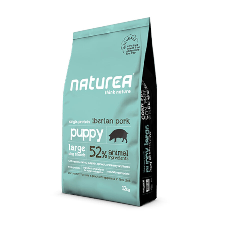 12 kg Naturea Think Nature Puppy Large Porco ra&ccedil;&atilde;o, , large Imagem n&uacute;mero 1