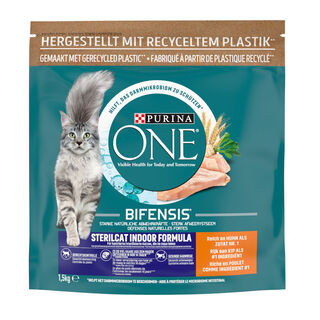 Purina One Adult Bifensis Esterilizado Frango ração para gatos 