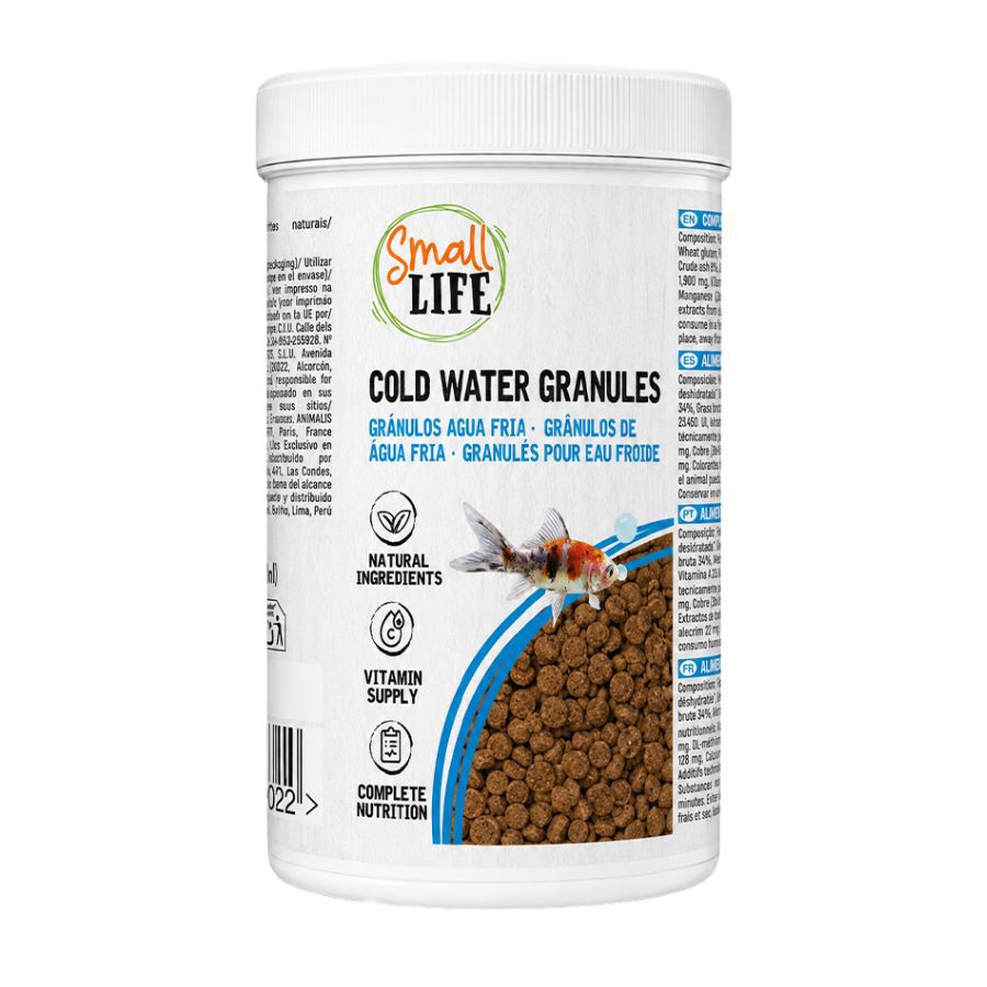 100 ml Small Life Gr&aacute;nulos Agua Fria Alimento para peces, , large Imagem n&uacute;mero 1
