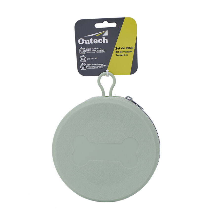 Conjunto de Viagem Outech com Comedouro e Bebedouro para C&atilde;es, , large Imagem n&uacute;mero 1