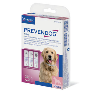 Virbac Prevendog Coleira Antiparasitária para cães grandes