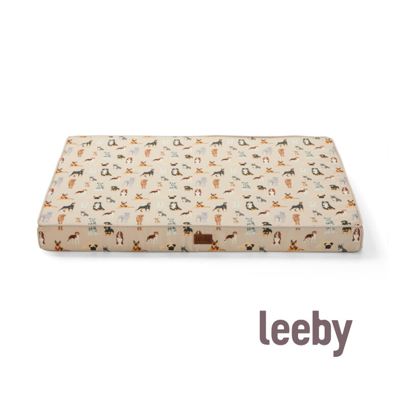Leeby Colchão estampado antiderrapante para cães,  Imagem número 2 Leeby Colchão estampado antiderrapante para cães, , large Imagem número 2