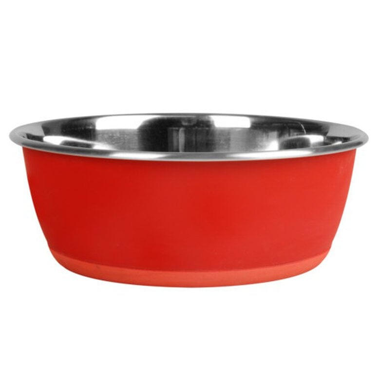 comedero_mascotas_flaminho_acero_inoxidable_pizarra_rojo_FLA38896_M Imagem número 1 Flamingo comedero para mascotas acero pizarra rojo Imagem número 1