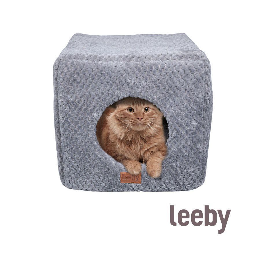 Leeby Cama Suave Cinzenta para gatos, , large Imagem n&uacute;mero 2