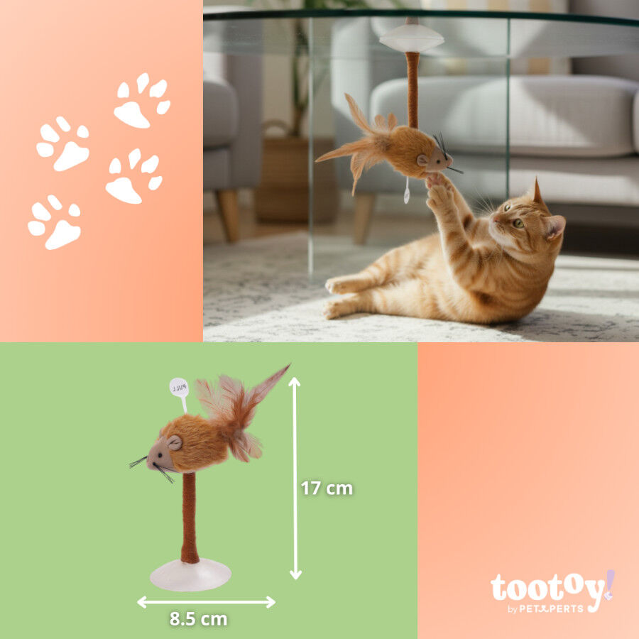 Tootoy! Interactive & Stimulate Rato com Pega para gatos, , large Imagem n&uacute;mero 4