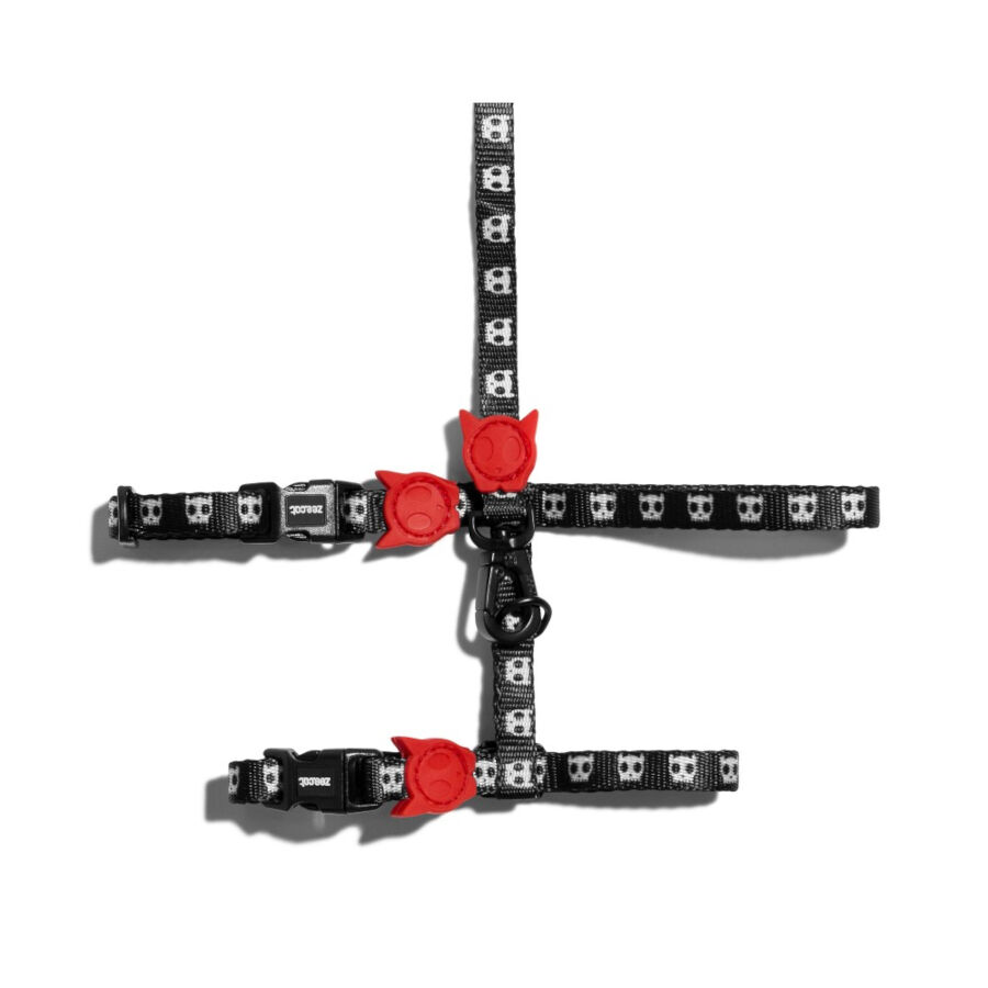 Arn&ecirc;s e trela para gatos Zee Cat Skull 2.0, , large Imagem n&uacute;mero 3