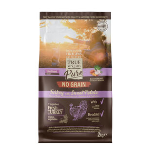 Ração para gatos True Origins Pure Adult esterilizada sem grãos de peru