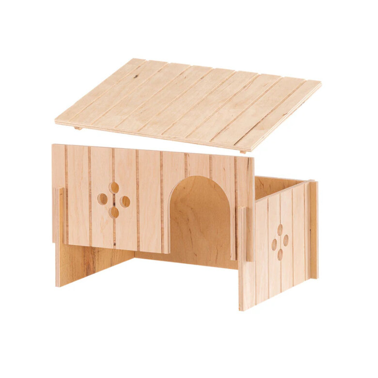 Ferplast SIN 4646 Cabana de Coelho de Madeira,  Imagem número 7 Ferplast SIN 4646 Cabana de Coelho de Madeira, , large Imagem número 7