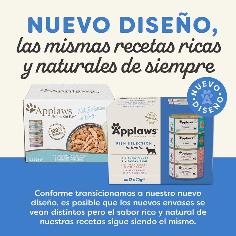 12 latas x 70 g Applaws Fish Collection Lata para gatos, , large Imagem n&uacute;mero 2