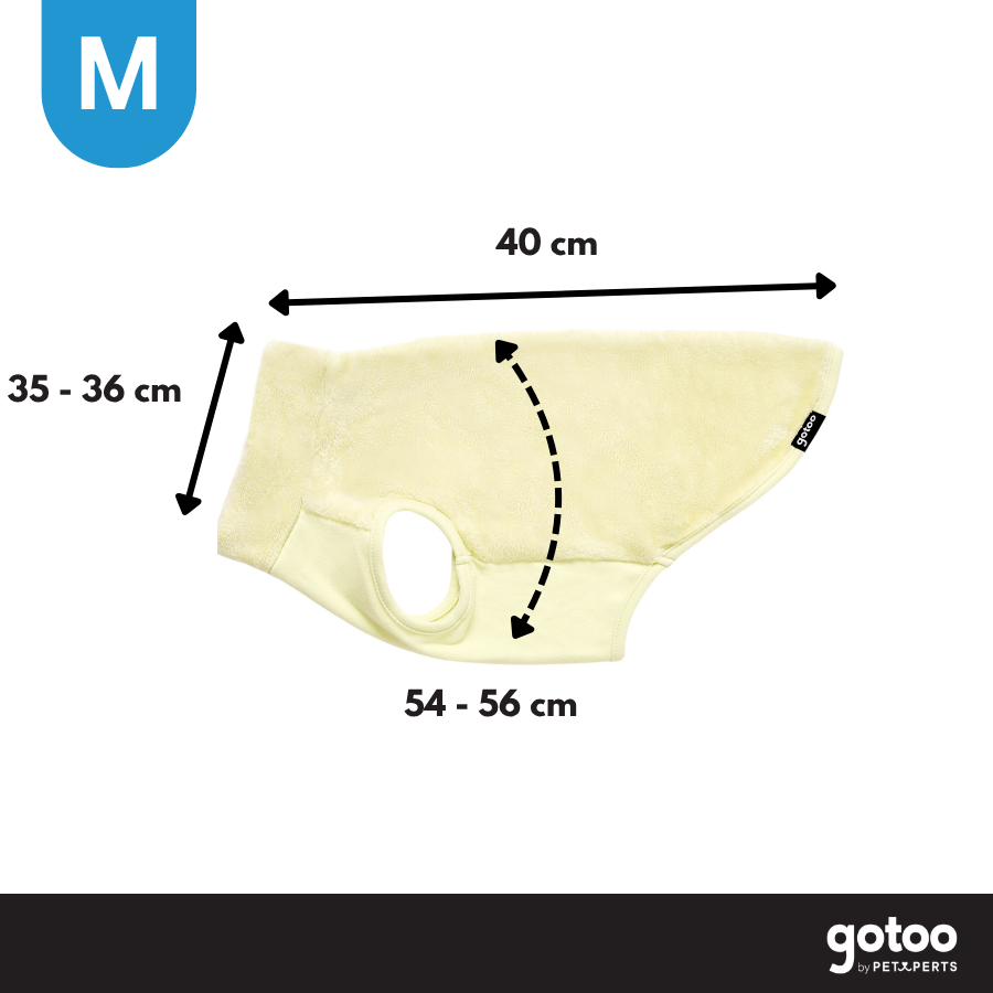 Gotoo Camisola Polar Amarela para c&atilde;es, , large Imagem n&uacute;mero 4