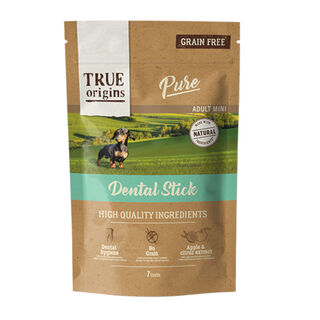 True Origins Snacks Dentários Mini Adult Pure para cães