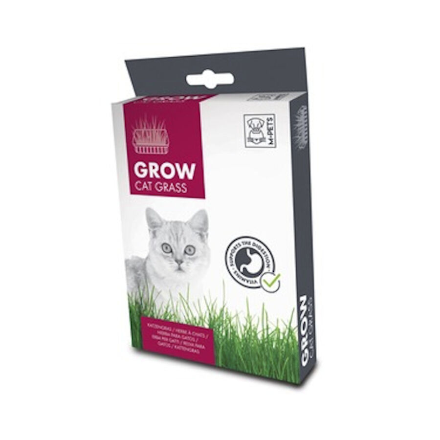 70 g M-Pets Erva Grow com Vitaminas para gatos, , large Imagem n&uacute;mero 1