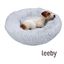 Leeby Cama Redonda Anti Stress de Pelo Cinzento para cães, , large Indicador imagem número 2