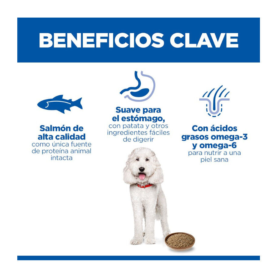 363 g Hill's Science Plan Hypoallergenic Alimento H&uacute;mido com Salm&atilde;o para C&atilde;es Adultos, , large Imagem n&uacute;mero 4