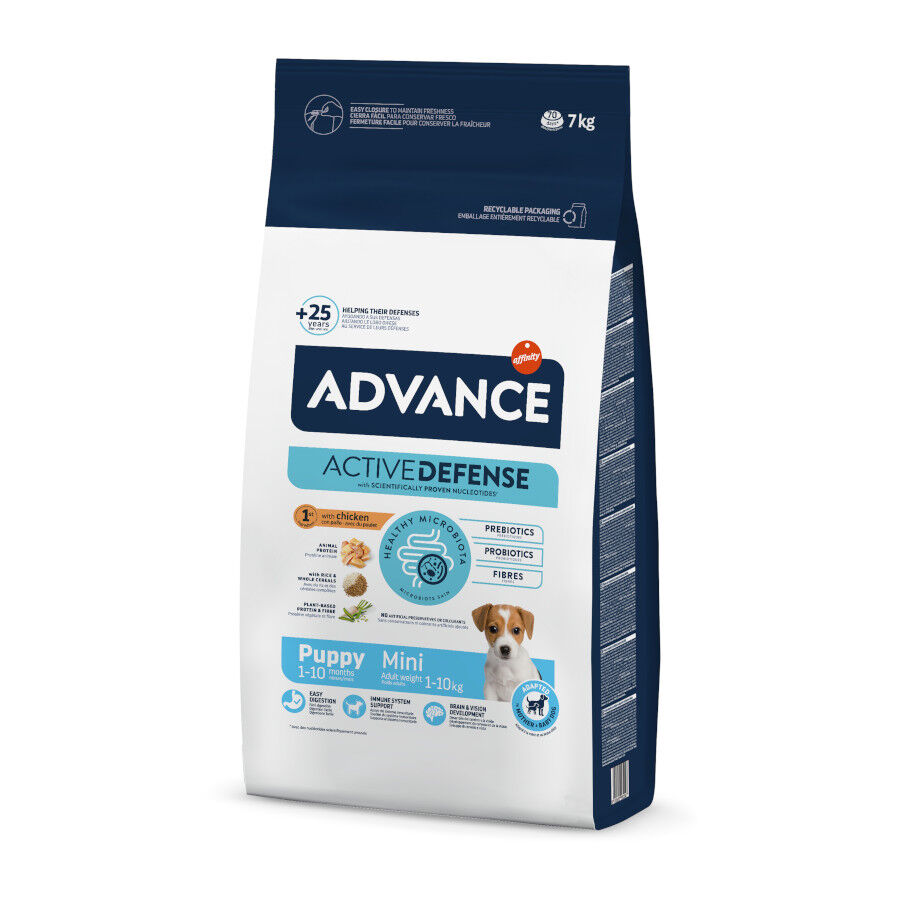 Advance Active Defense Mini Puppy Frango ra&ccedil;&atilde;o para c&atilde;es, , large Imagem n&uacute;mero 1