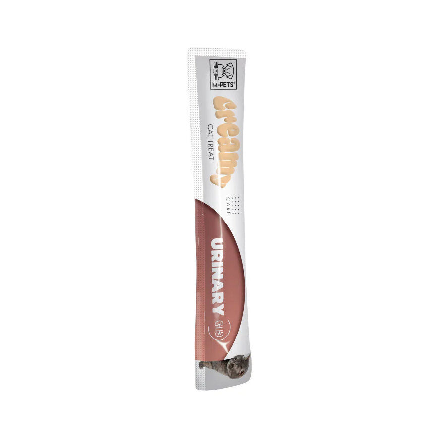 4 sobres x 15 g M-Pets Creamy Urinario Pato y Pollo snack para gatos, , large Imagem n&uacute;mero 2