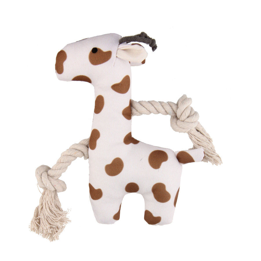 Tootoy! Puppy White Giraffe peluche com som para cachorros, , large Imagem n&uacute;mero 2