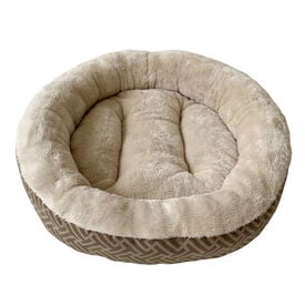 Catshion Geometric Cama castanha para gatos