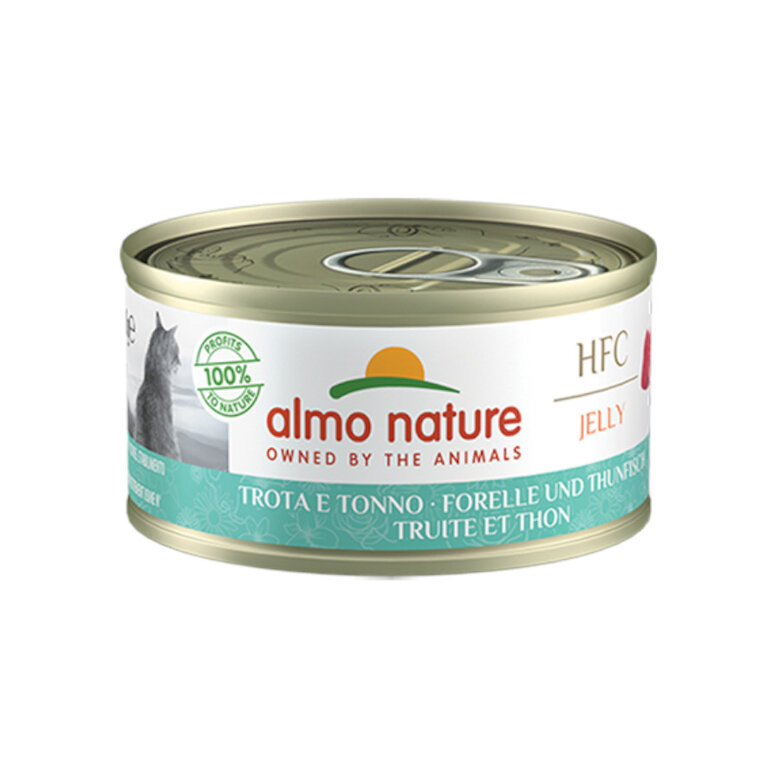 Almo Nature HFC Truta e Atum em Geleia para gatos, , large image number null