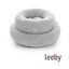 Leeby Cama de pelo cinzenta com ovelhas com cobertura amovível para cachorros, , large Indicador imagem número 4