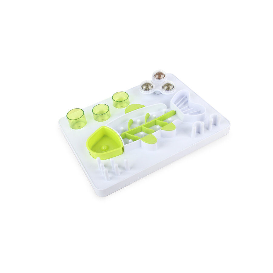 All For Paws Interactives Puzzle em formato de Peixe Brinquedo para gatos, , large Imagem n&uacute;mero 3