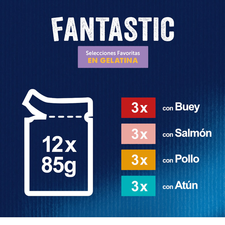 12 saquetas x 85 g Felix Fantastic Seleções Favoritas saquetas em geleia,  Imagem número 4 12 saquetas x 85 g Felix Fantastic Seleções Favoritas saquetas em geleia, , large Imagem número 4