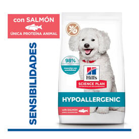 Hill's Science Plan Hipoalerg&eacute;nico Small e Mini Salm&atilde;o ra&ccedil;&atilde;o para c&atilde;es