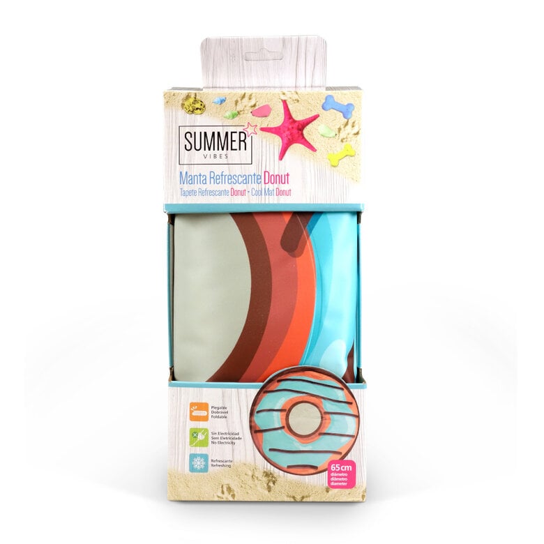 Summer Vibes Donut Tapete refrescante para animais de estimação,  Imagem número 2 Summer Vibes Donut Tapete refrescante para animais de estimação, , large Imagem número 2