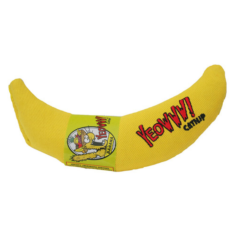 Ducky World Banana Yeowww! juguete para gatos Imagem número 1 Ducky World Banana Yeowww! juguete para gatos Imagem número 1