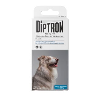 Diptron Spot On Médio Pipeta Antiparasitária para cães