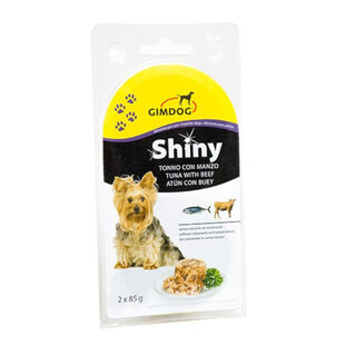 Gimpdog Shiny atum e boi lata para cães