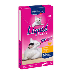Vitakraft Liquid Snack Frango e Taurina para gatos