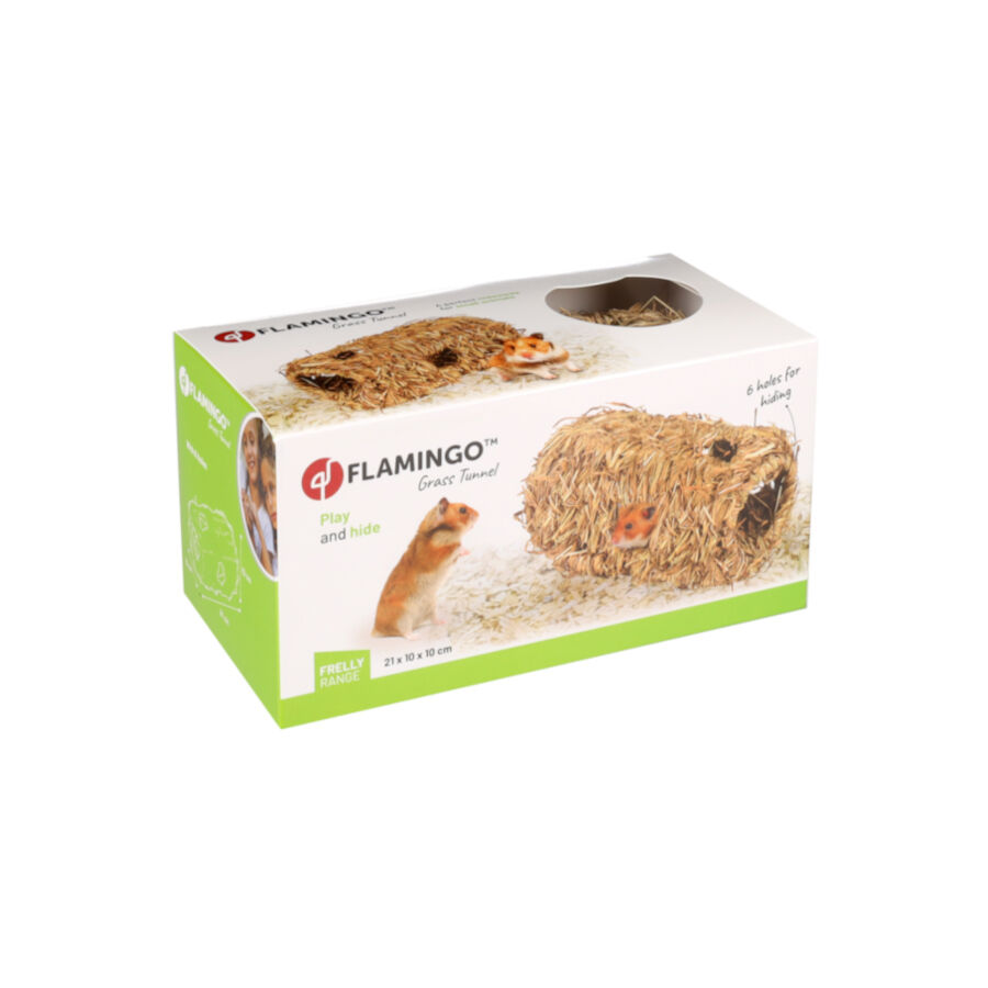 Flamingo Frelly Natural Nido T&uacute;nel para roedores, , large Imagem n&uacute;mero 2