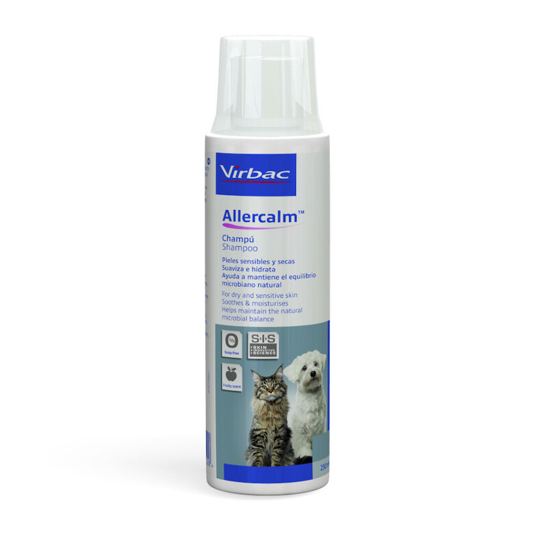 Virbac Allercalm Champô para cães e gatos,  Imagem número 1 Virbac Allercalm Champô para cães e gatos, , large Imagem número 1