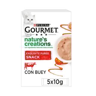 Gourmet Nature's Creations Snack Húmido de Boi para gatos