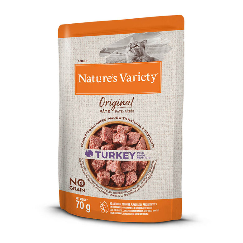 70 g Nature's Variety Original Adult peru saqueta para gatos,  Imagem número 1 70 g Nature's Variety Original Adult peru saqueta para gatos, , large Imagem número 1