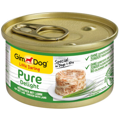 Gimdog Pure Delight frango e cordeiro lata para cães